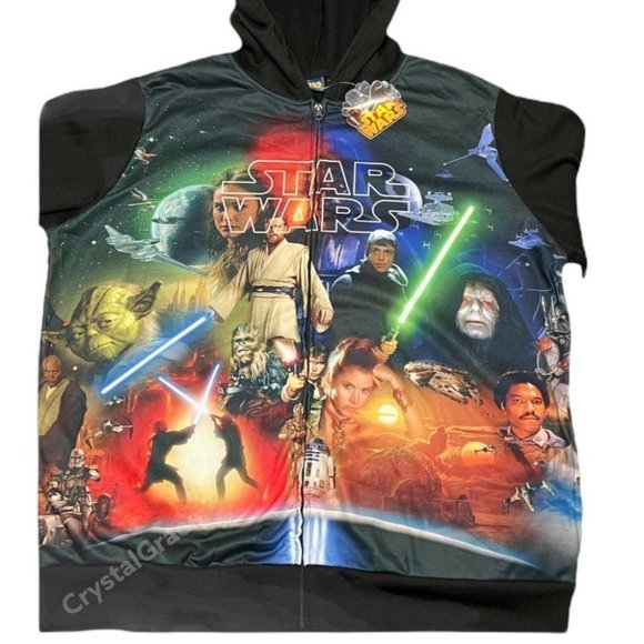 Star Wars Other - STAR WARS 3D Printed Men’s Zip Hoodie Jacket Character Graphic Yoda Lightsaber